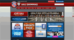 Desktop Screenshot of aauswimming.org